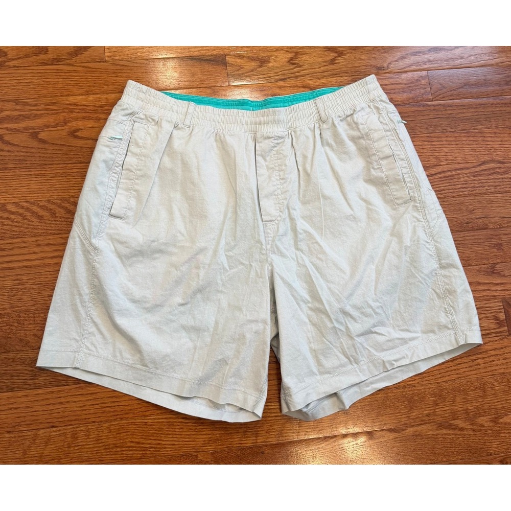 Birddogs Boomstick Athletic Shorts Mens 3XL 7" Lined Beige Workout Athleisure